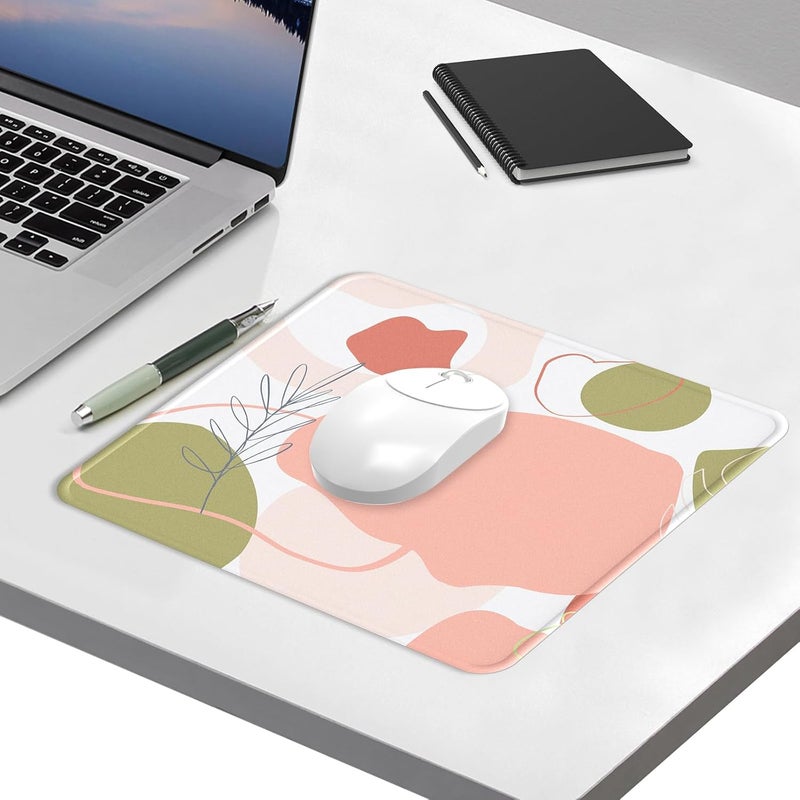 eulps Mouse Pad with Stitched Edge, Multiple Patterns Computer Mouse Pads with Non-Slip Rubber Base, Washable Cloth Mousepad, for Gaming, Laptop, PC (Rose Bloom) - Image 3